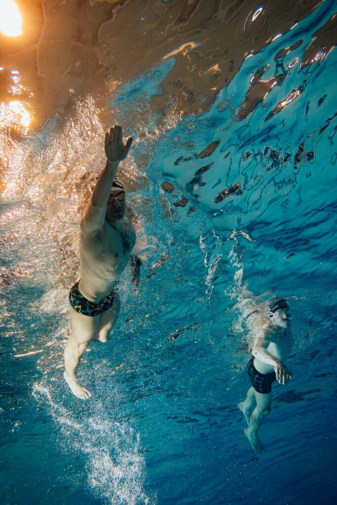 Underwater surf piscine UCPA Merignac Bordeaux