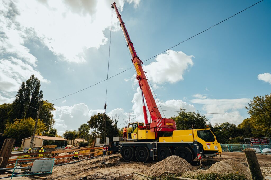 Chantier de construction LGV Canasout Villenave d'Ornon
