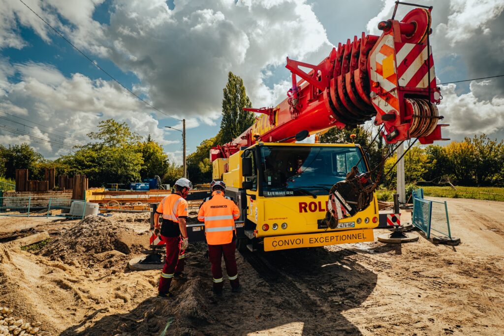 Chantier de construction LGV Canasout Villenave d'Ornon
