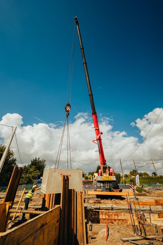 Chantier de construction LGV Canasout Villenave d'Ornon