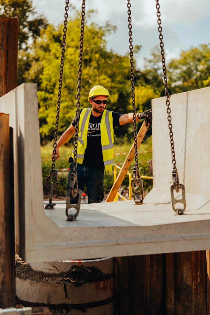 Chantier de construction LGV Canasout Villenave d'Ornon