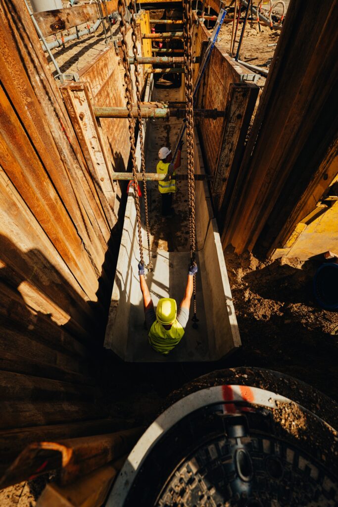 Chantier de construction LGV Canasout Villenave d'Ornon