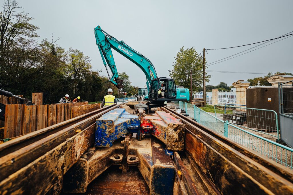 Chantier de construction LGV Canasout Villenave d'Ornon