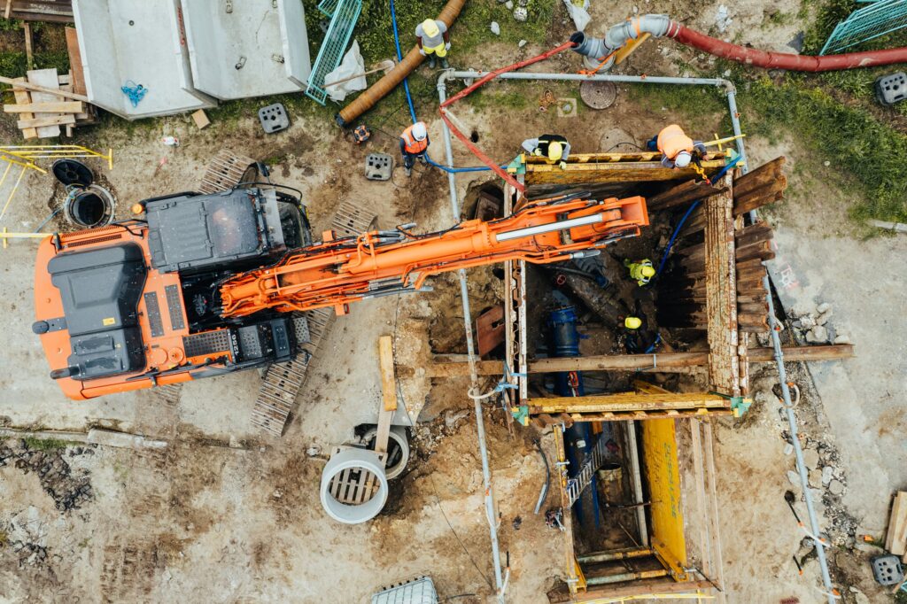 Chantier de construction LGV Canasout Villenave d'Ornon