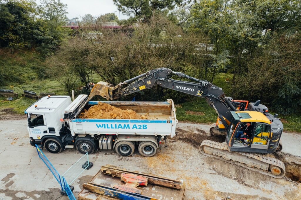 Chantier de construction LGV Canasout Villenave d'Ornon