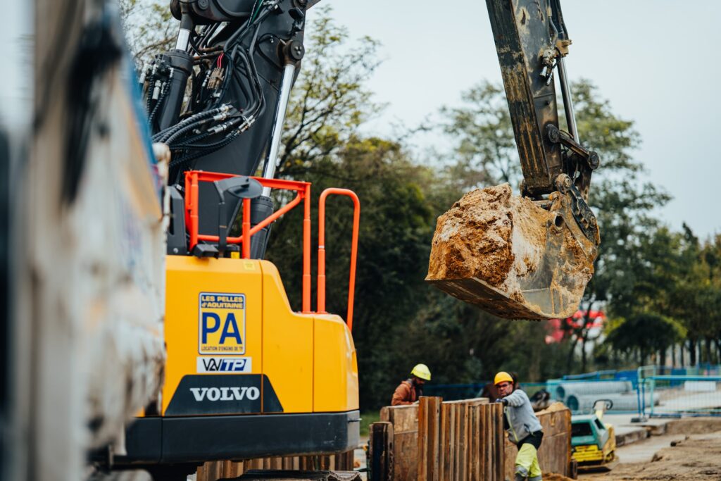 Chantier de construction LGV Canasout Villenave d'Ornon