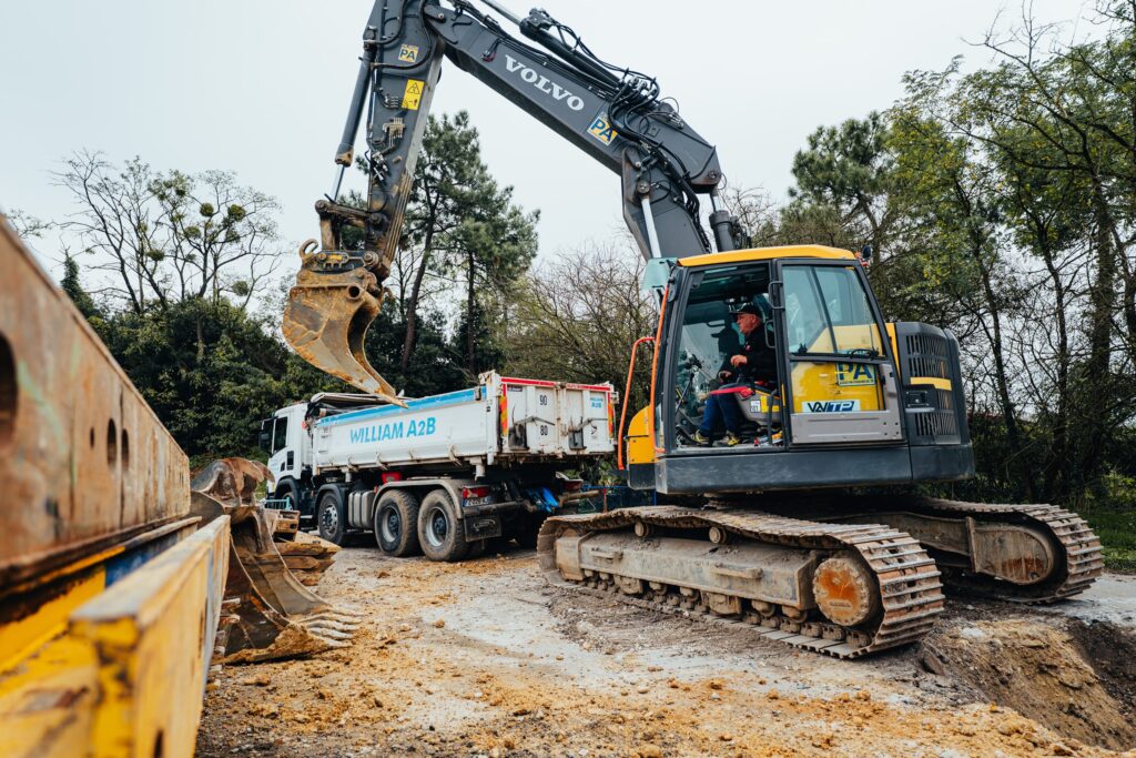 Chantier de construction LGV Canasout Villenave d'Ornon
