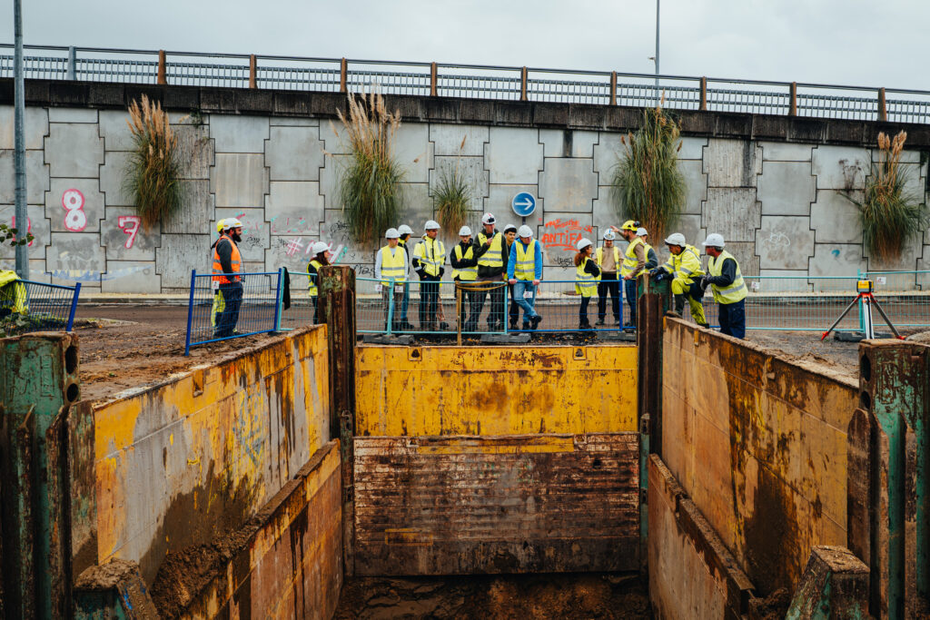 Chantier de construction LGV Canasout Villenave d'Ornon