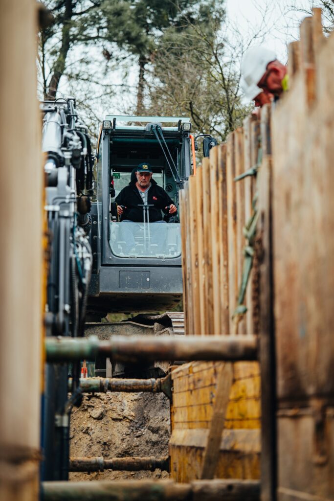 Chantier de construction LGV Canasout Villenave d'Ornon