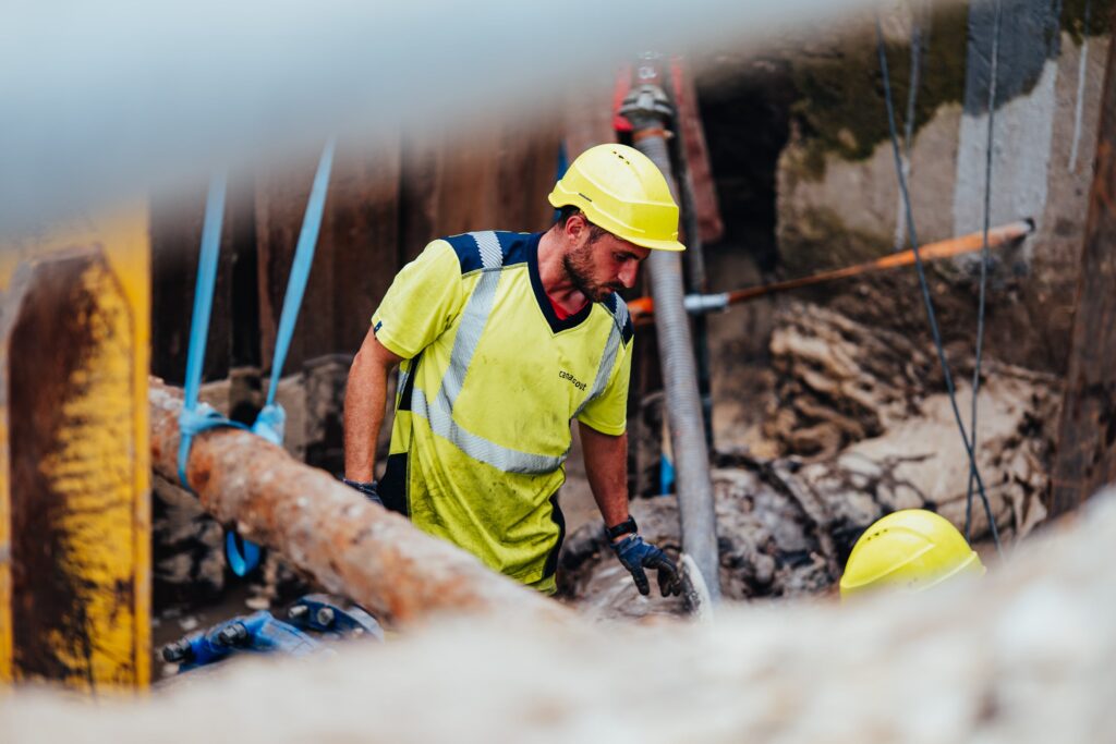 Chantier de construction LGV Canasout Villenave d'Ornon