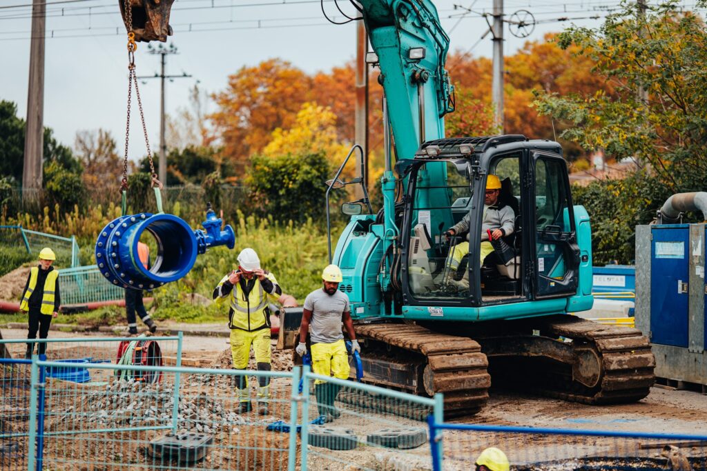 Chantier de construction LGV Canasout Villenave d'Ornon