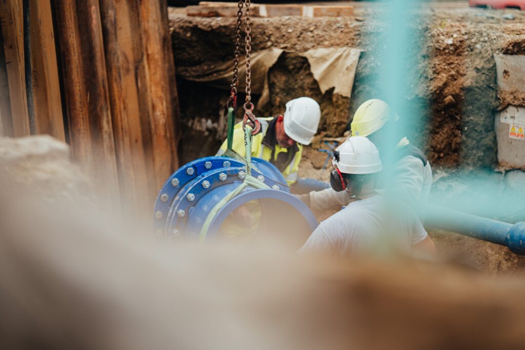 Chantier de construction LGV Canasout Villenave d'Ornon