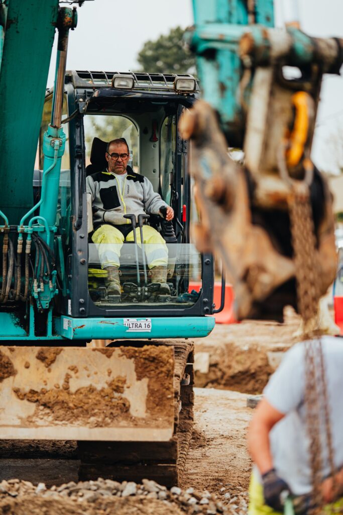Chantier de construction LGV Canasout Villenave d'Ornon