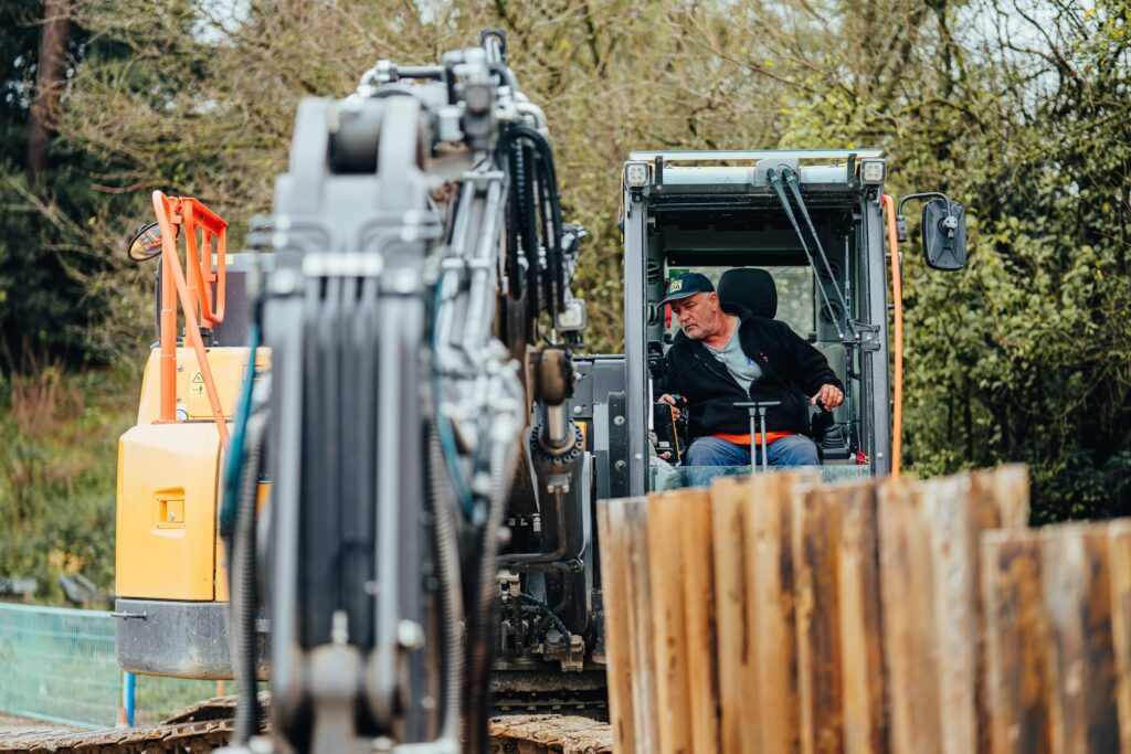 Chantier de construction LGV Canasout Villenave d'Ornon