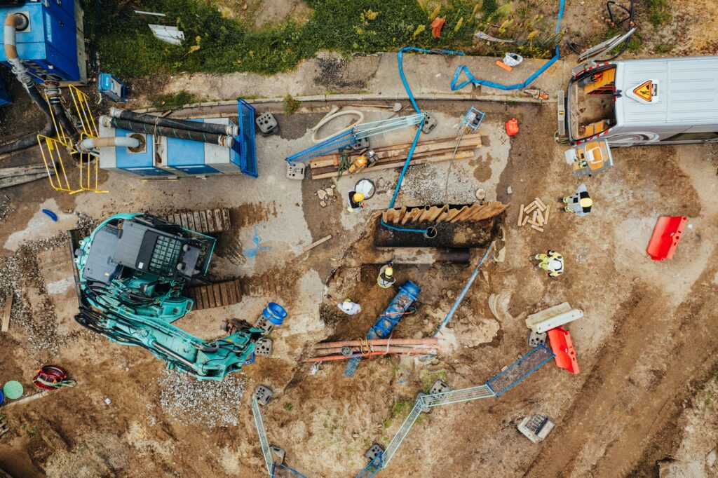 Chantier de construction LGV Canasout Villenave d'Ornon