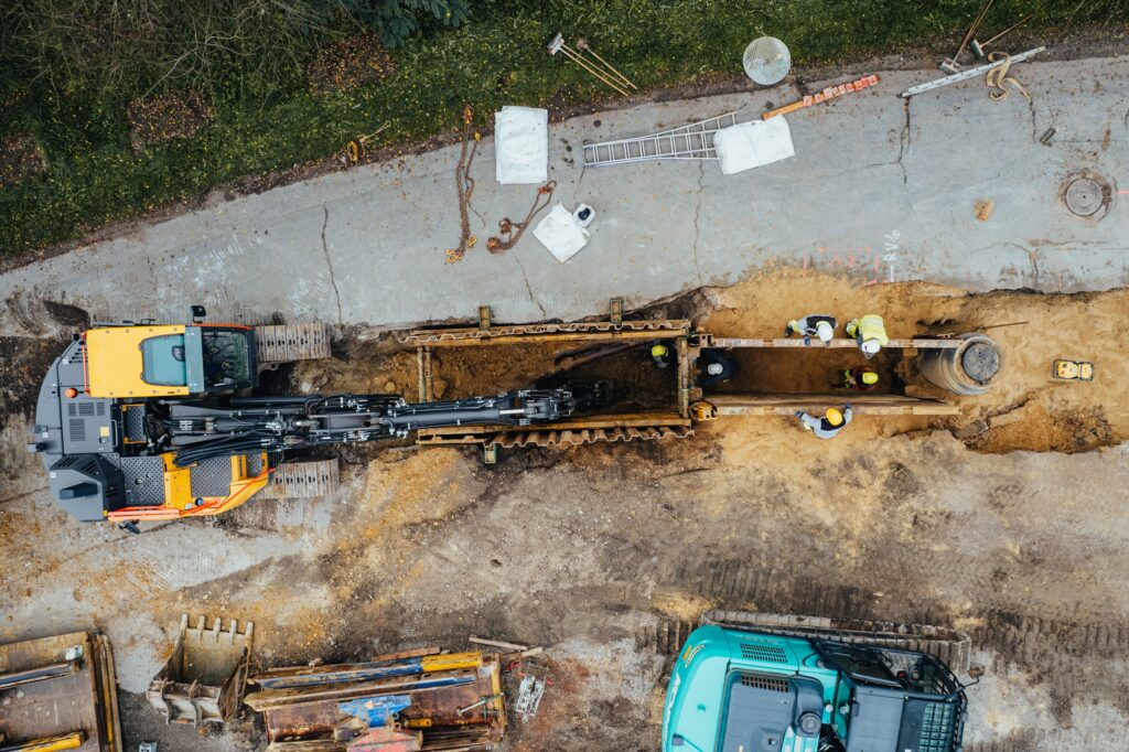 Chantier de construction LGV Canasout Villenave d'Ornon