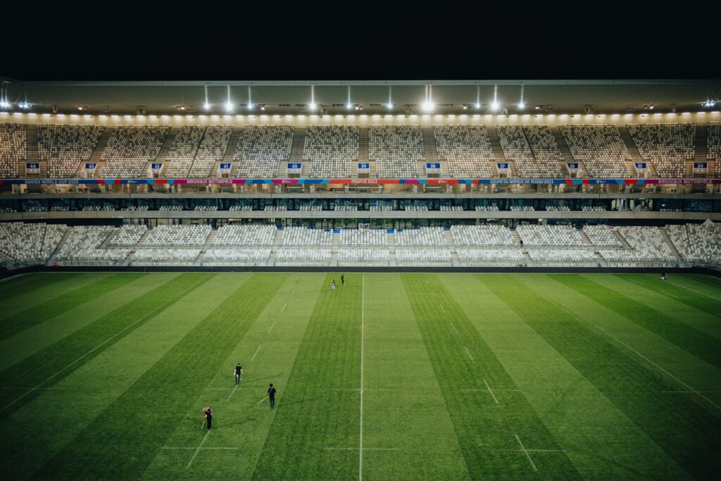 Soirée coupe du monde de Rugby au stade Matmut Atlantique de Bordeaux