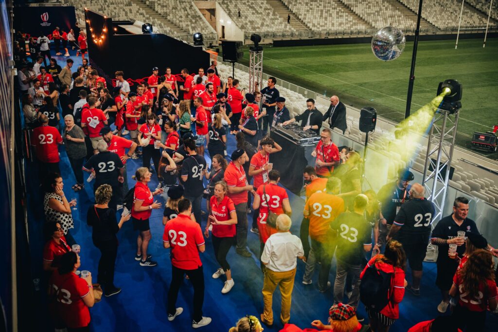 Soirée coupe du monde de Rugby au stade Matmut Atlantique de Bordeaux