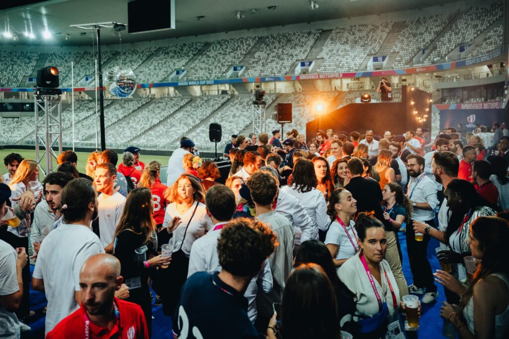 Soirée coupe du monde de Rugby au stade Matmut Atlantique de Bordeaux