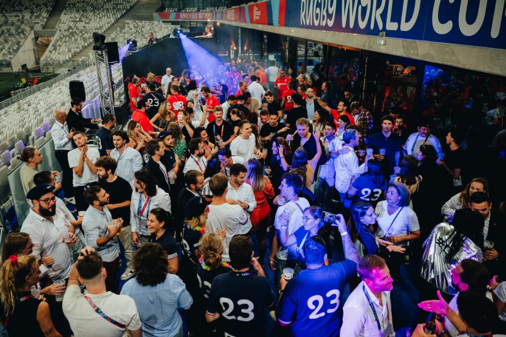 Soirée coupe du monde de Rugby au stade Matmut Atlantique de Bordeaux