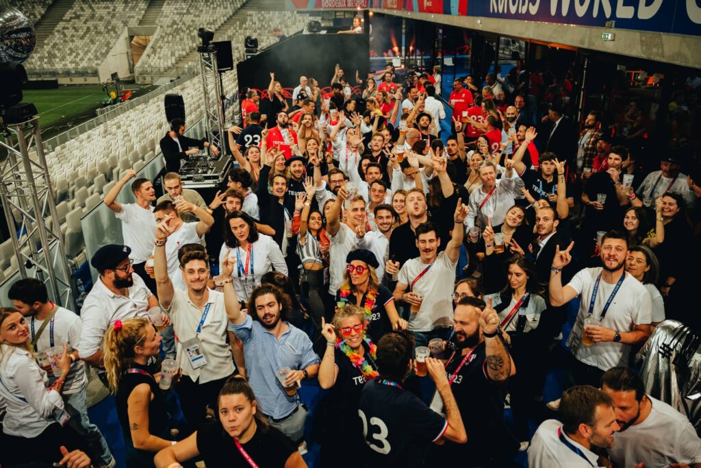 Soirée coupe du monde de Rugby au stade Matmut Atlantique de Bordeaux